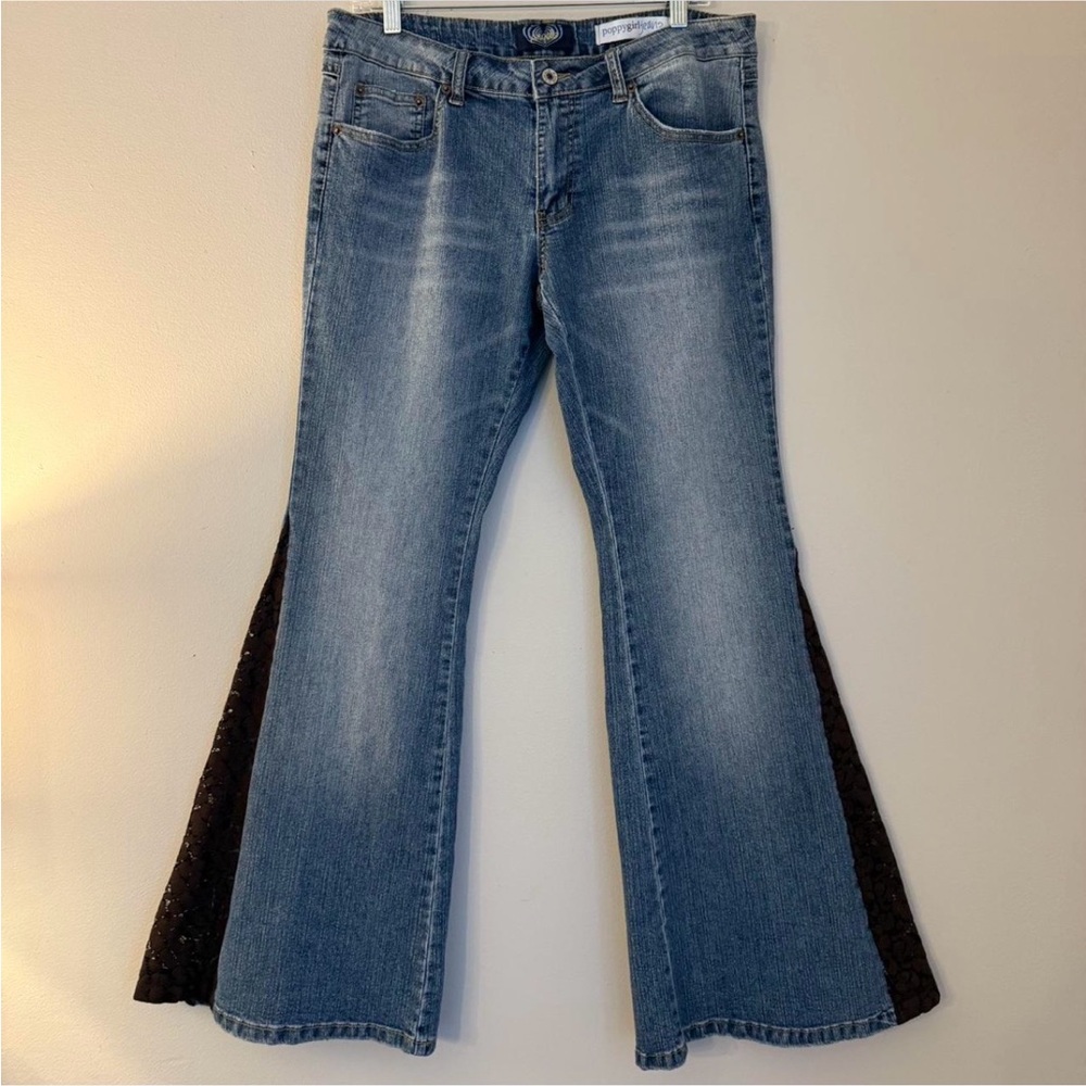 Women's Blue Flared Jeans